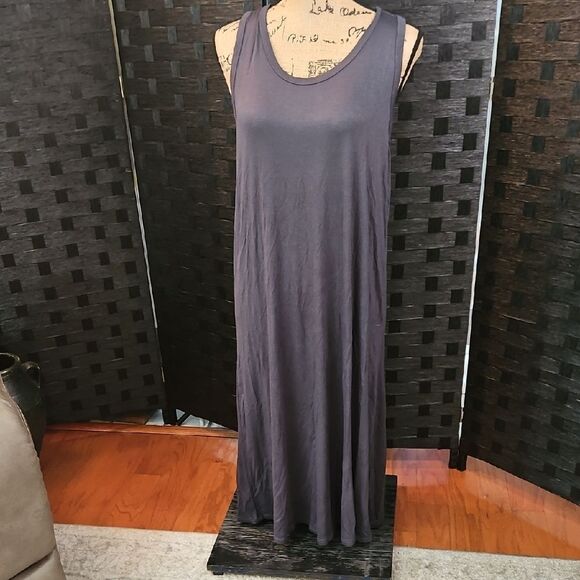 NWT Nic & Lulu Taupe Gray Maxi Dress Size XL - Picture 1 of 10